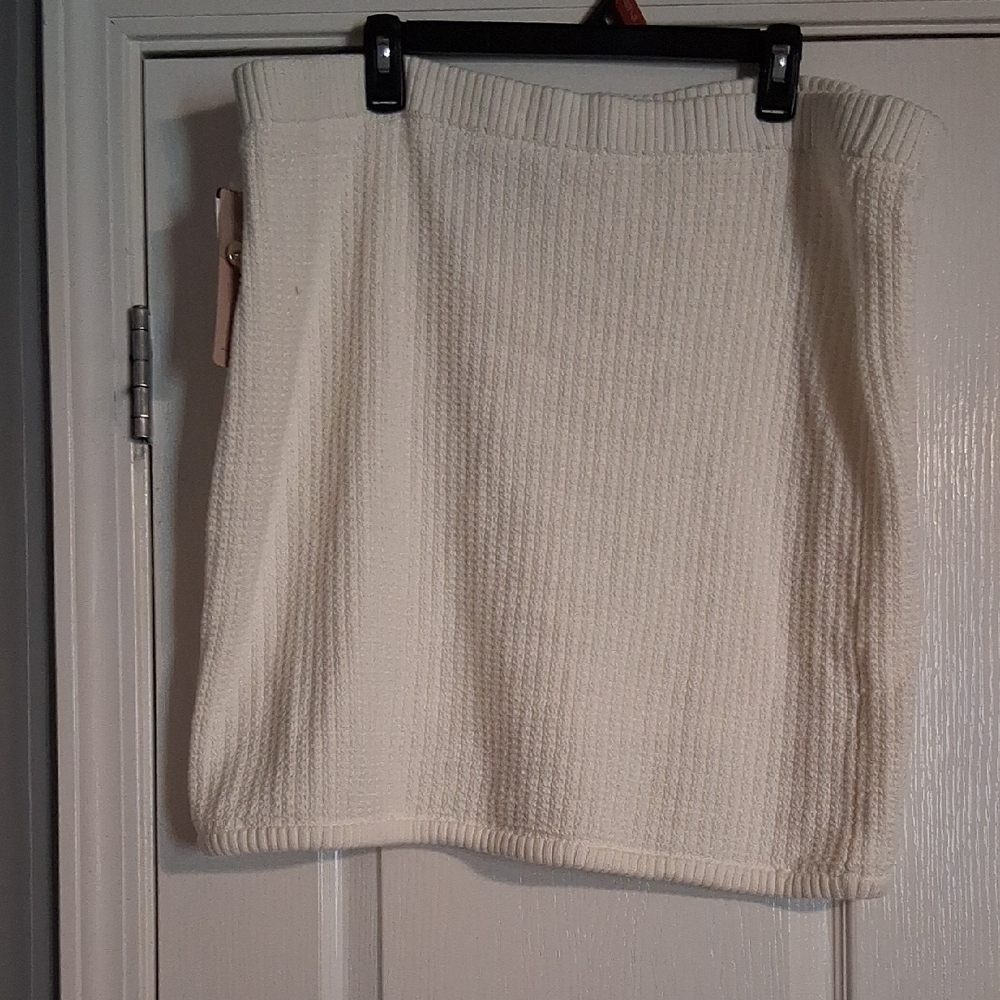 French Connection Ivory Knit Mini Skirt - Picture 2 of 4